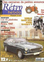 Classis car magazine with Volvo P1800