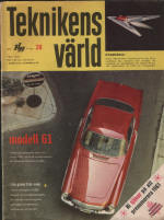 Classis car magazine with Volvo P1800