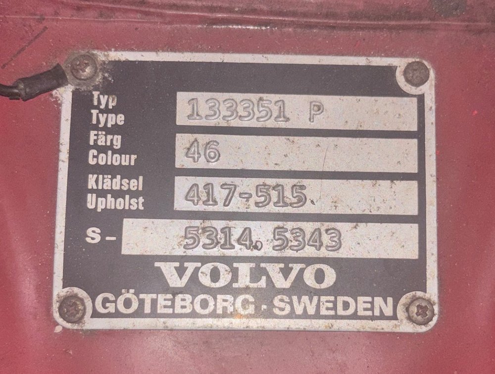 Volvo Amazon 123GT 1968