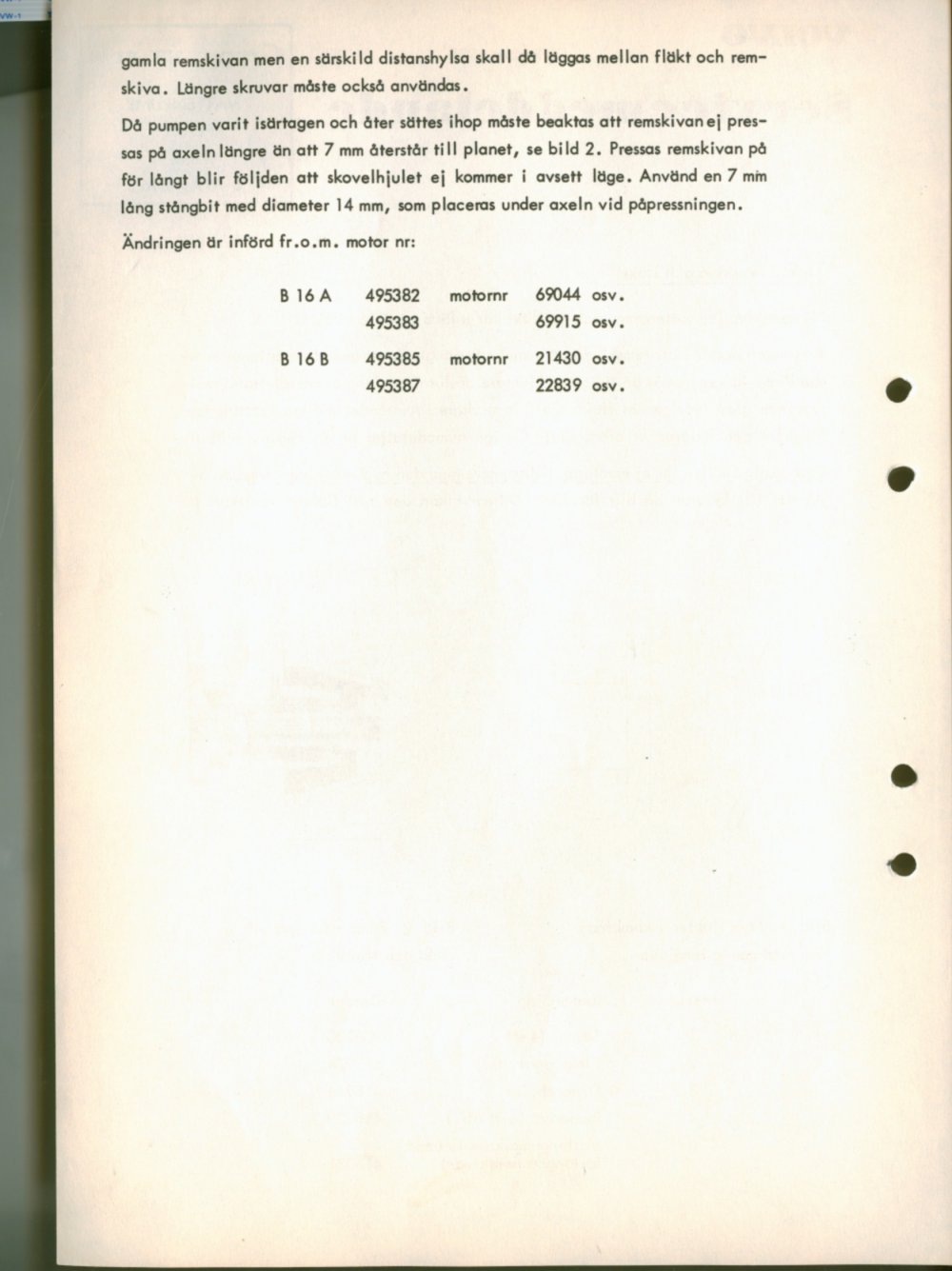 Verkstadsmeddelande/Work shop bulletins and Servicemeddelanden/Service bulletins for the following models: Volvo P1800, Volvo P1800S, Volvo P1800E, Volvo P1800ES, Volvo PV,Volvo PV 444, Volvo PV 544, Volvo Amazon, Volvo 120, Volvo 130, Volvo 220, Volvo 140 , Volvo 240, Volvo 164, Volvo 264 