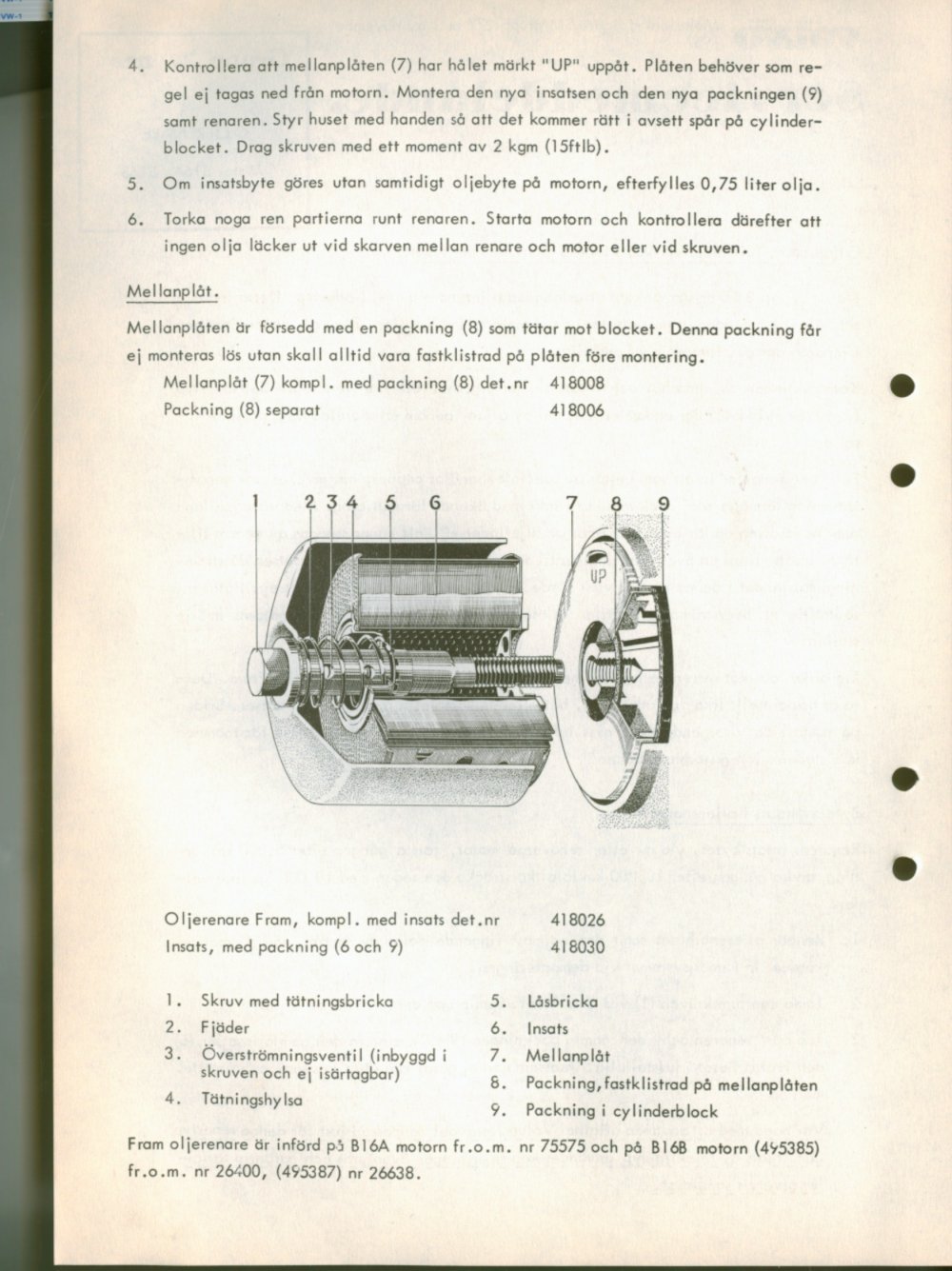 Verkstadsmeddelande/Work shop bulletins and Servicemeddelanden/Service bulletins for the following models: Volvo P1800, Volvo P1800S, Volvo P1800E, Volvo P1800ES, Volvo PV,Volvo PV 444, Volvo PV 544, Volvo Amazon, Volvo 120, Volvo 130, Volvo 220, Volvo 140 , Volvo 240, Volvo 164, Volvo 264 