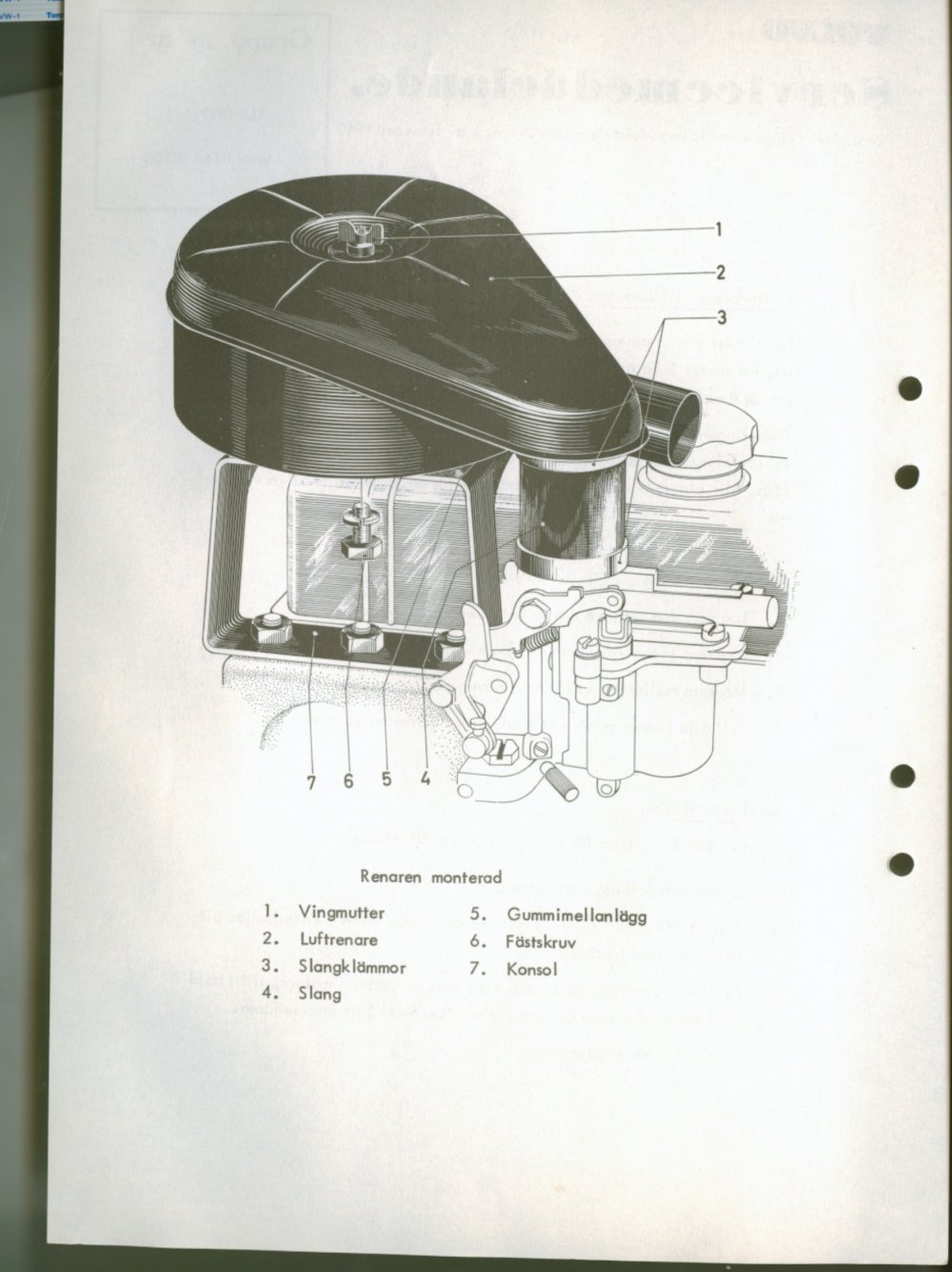 Verkstadsmeddelande/Work shop bulletins and Servicemeddelanden/Service bulletins for the following models: Volvo P1800, Volvo P1800S, Volvo P1800E, Volvo P1800ES, Volvo PV,Volvo PV 444, Volvo PV 544, Volvo Amazon, Volvo 120, Volvo 130, Volvo 220, Volvo 140 , Volvo 240, Volvo 164, Volvo 264 
