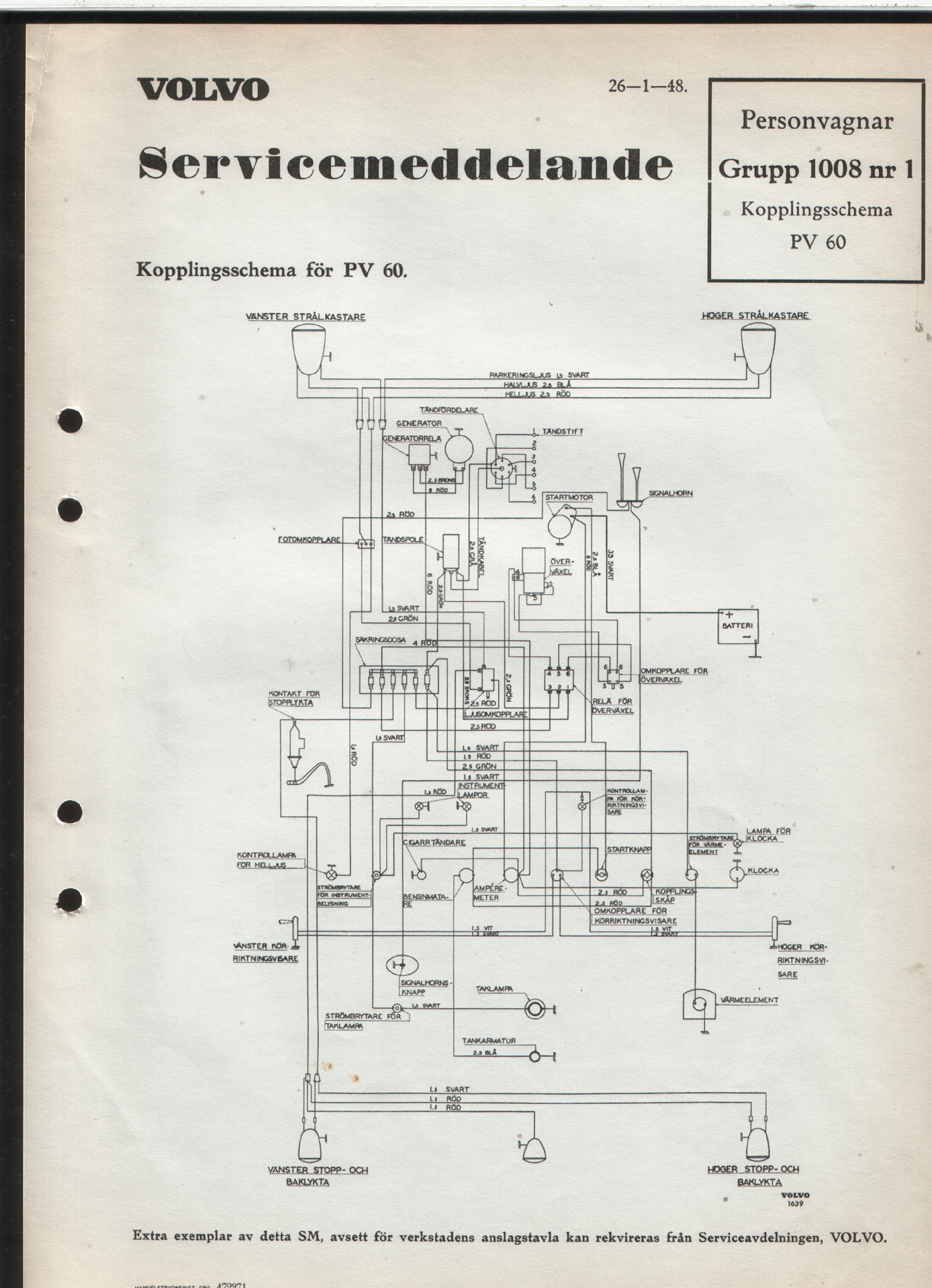 Verkstadsmeddelande/Work shop bulletins and Servicemeddelanden/Service bulletins for the following models: Volvo P1800, Volvo P1800S, Volvo P1800E, Volvo P1800ES, Volvo PV,Volvo PV 444, Volvo PV 544, Volvo Amazon, Volvo 120, Volvo 130, Volvo 220, Volvo 140 , Volvo 240, Volvo 164, Volvo 264 