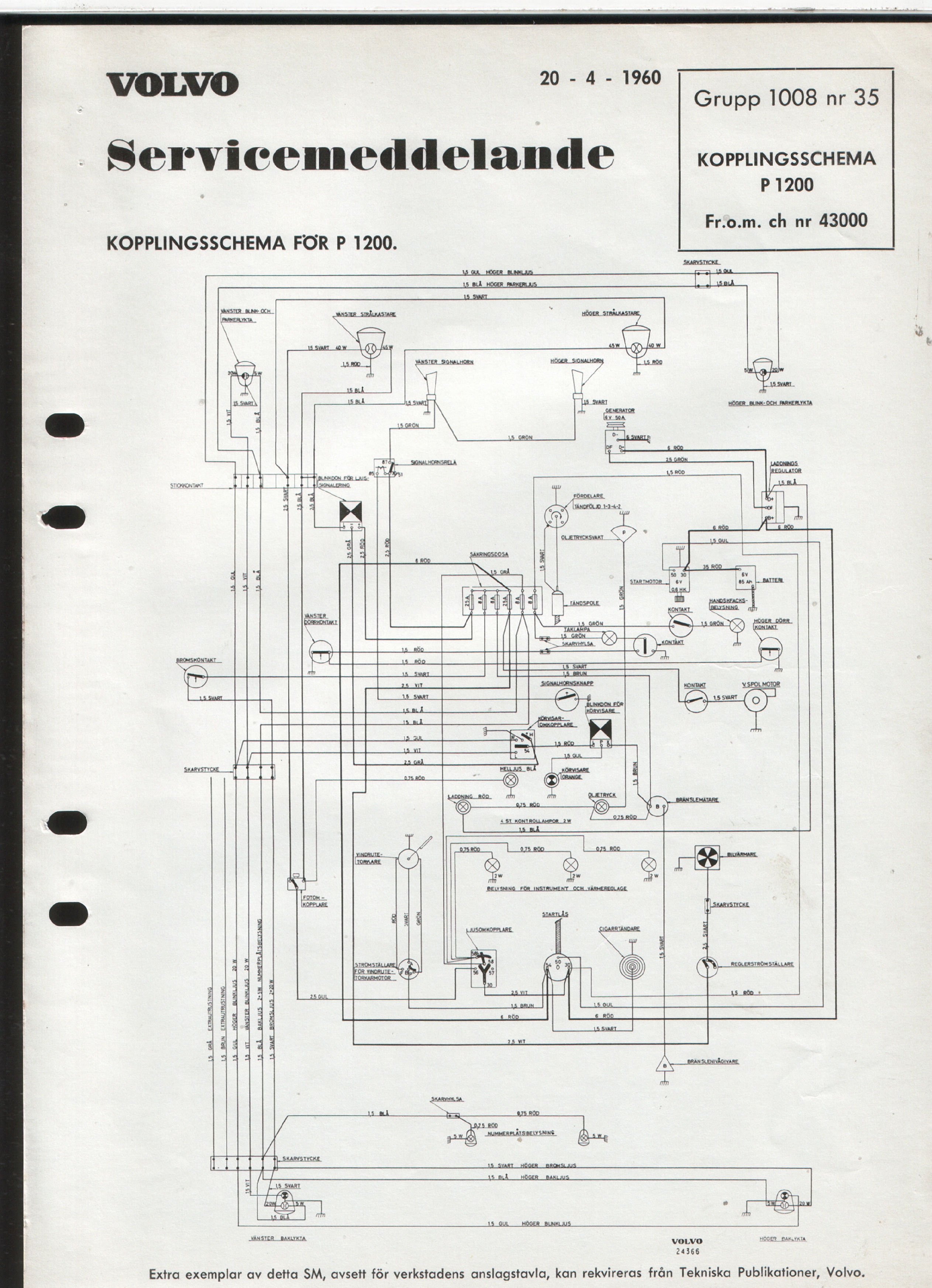 Verkstadsmeddelande/Work shop bulletins and Servicemeddelanden/Service bulletins for the following models: Volvo P1800, Volvo P1800S, Volvo P1800E, Volvo P1800ES, Volvo PV,Volvo PV 444, Volvo PV 544, Volvo Amazon, Volvo 120, Volvo 130, Volvo 220, Volvo 140 , Volvo 240, Volvo 164, Volvo 264 