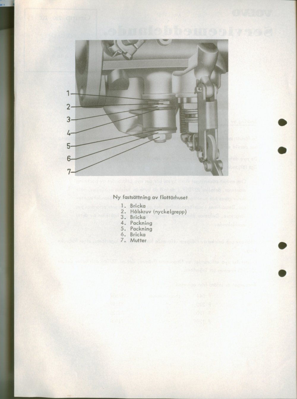 Verkstadsmeddelande/Work shop bulletins and Servicemeddelanden/Service bulletins for the following models: Volvo P1800, Volvo P1800S, Volvo P1800E, Volvo P1800ES, Volvo PV,Volvo PV 444, Volvo PV 544, Volvo Amazon, Volvo 120, Volvo 130, Volvo 220, Volvo 140 , Volvo 240, Volvo 164, Volvo 264 