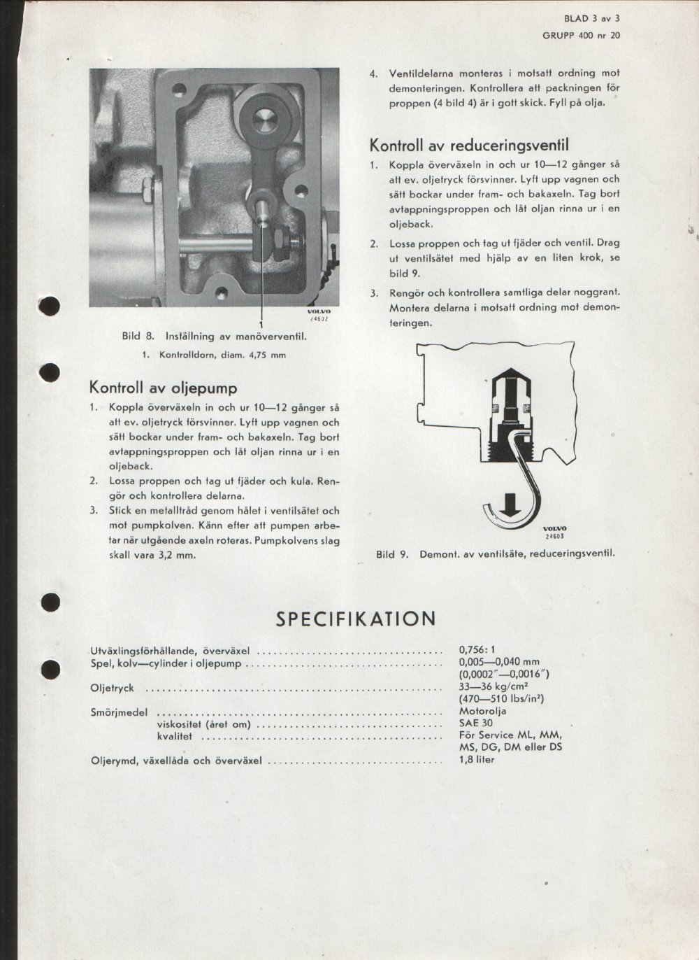 Verkstadsmeddelande/Work shop bulletins and Servicemeddelanden/Service bulletins for the following models: Volvo P1800, Volvo P1800S, Volvo P1800E, Volvo P1800ES, Volvo PV,Volvo PV 444, Volvo PV 544, Volvo Amazon, Volvo 120, Volvo 130, Volvo 220, Volvo 140 , Volvo 240, Volvo 164, Volvo 264 