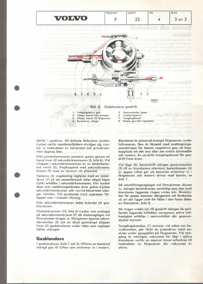 Verkstadsmeddelande/Work shop bulletins and Servicemeddelanden/Service bulletins for the following models: Volvo P1800, Volvo P1800S, Volvo P1800E, Volvo P1800ES, Volvo PV,Volvo PV 444, Volvo PV 544, Volvo Amazon, Volvo 120, Volvo 130, Volvo 220, Volvo 140 , Volvo 240, Volvo 164, Volvo 264
