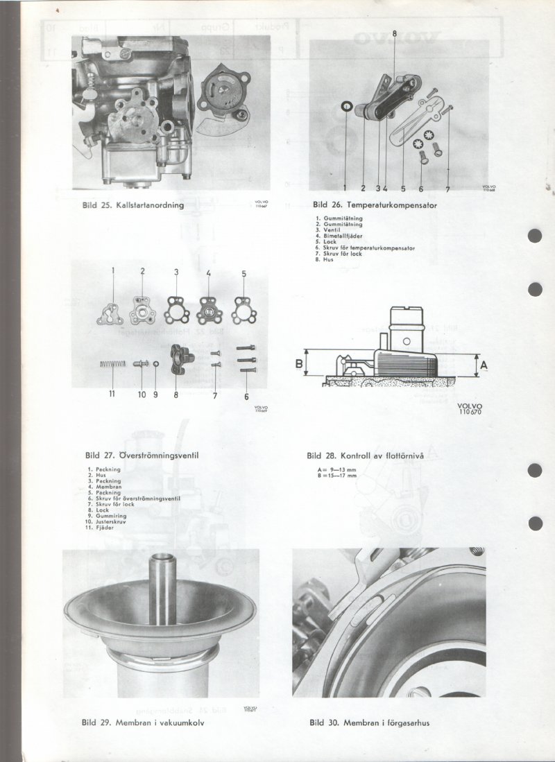Verkstadsmeddelande/Work shop bulletins and Servicemeddelanden/Service bulletins for the following models: Volvo P1800, Volvo P1800S, Volvo P1800E, Volvo P1800ES, Volvo PV,Volvo PV 444, Volvo PV 544, Volvo Amazon, Volvo 120, Volvo 130, Volvo 220, Volvo 140 , Volvo 240, Volvo 164, Volvo 264