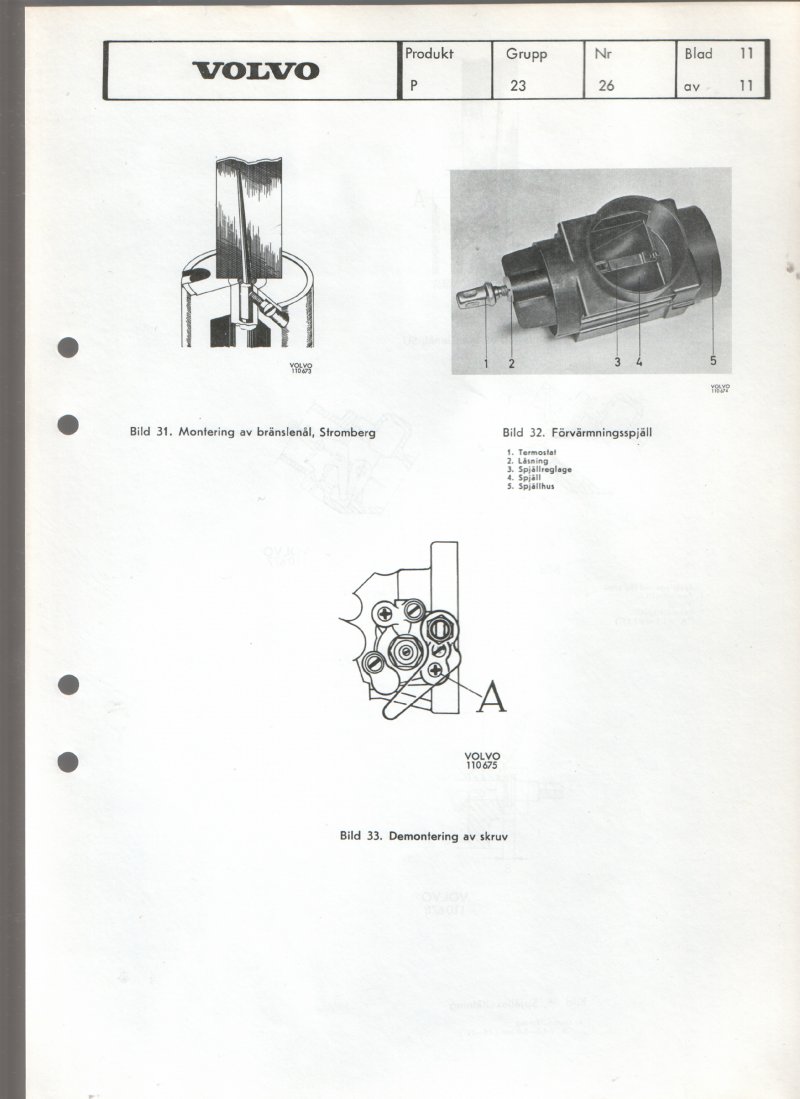Verkstadsmeddelande/Work shop bulletins and Servicemeddelanden/Service bulletins for the following models: Volvo P1800, Volvo P1800S, Volvo P1800E, Volvo P1800ES, Volvo PV,Volvo PV 444, Volvo PV 544, Volvo Amazon, Volvo 120, Volvo 130, Volvo 220, Volvo 140 , Volvo 240, Volvo 164, Volvo 264