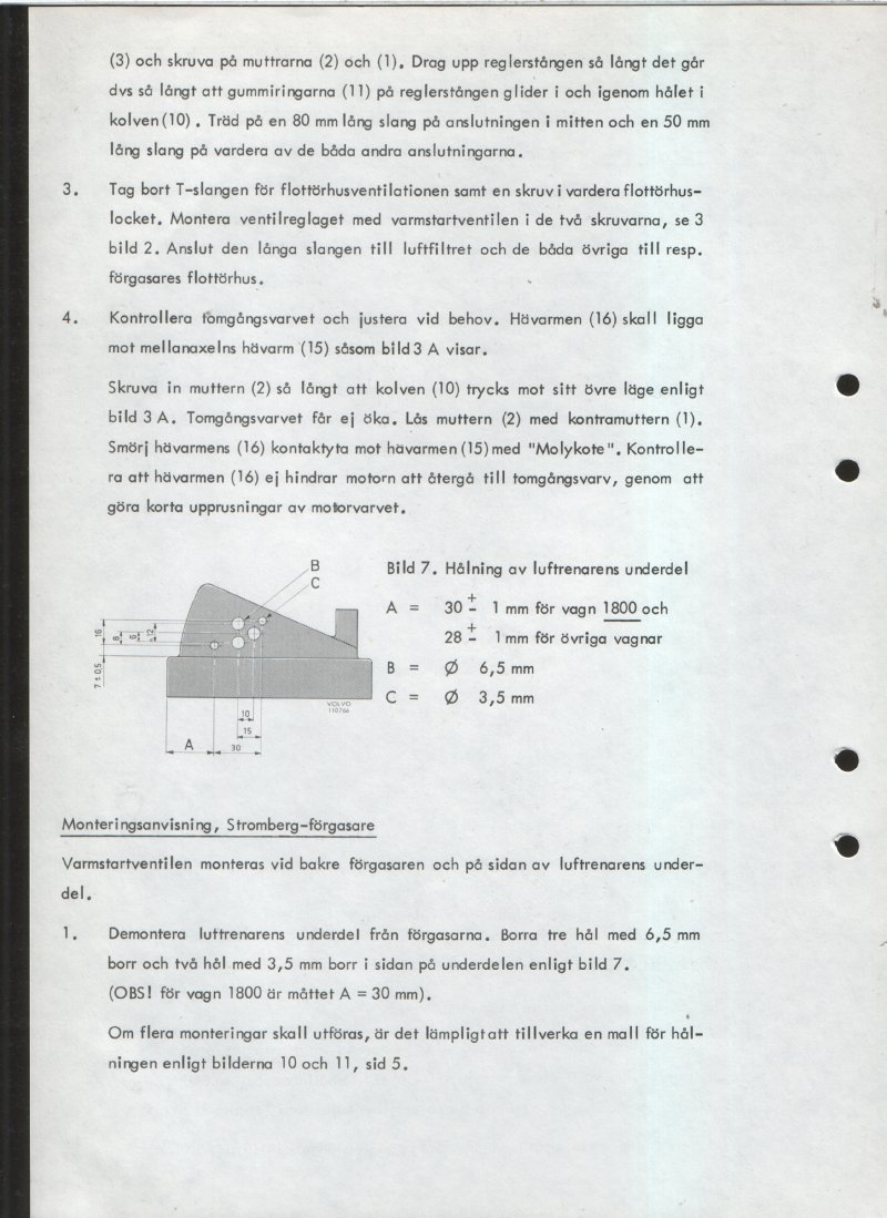 Verkstadsmeddelande/Work shop bulletins and Servicemeddelanden/Service bulletins for the following models: Volvo P1800, Volvo P1800S, Volvo P1800E, Volvo P1800ES, Volvo PV,Volvo PV 444, Volvo PV 544, Volvo Amazon, Volvo 120, Volvo 130, Volvo 220, Volvo 140 , Volvo 240, Volvo 164, Volvo 264