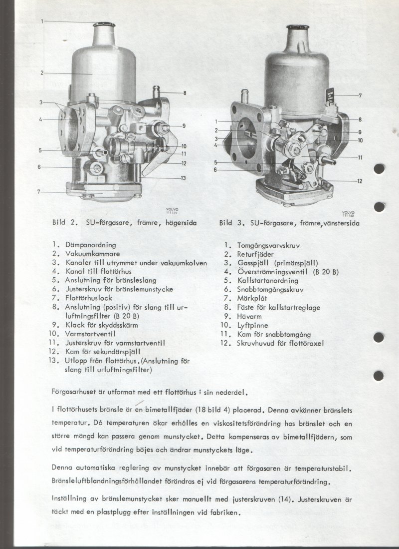 Verkstadsmeddelande/Work shop bulletins and Servicemeddelanden/Service bulletins for the following models: Volvo P1800, Volvo P1800S, Volvo P1800E, Volvo P1800ES, Volvo PV,Volvo PV 444, Volvo PV 544, Volvo Amazon, Volvo 120, Volvo 130, Volvo 220, Volvo 140 , Volvo 240, Volvo 164, Volvo 264