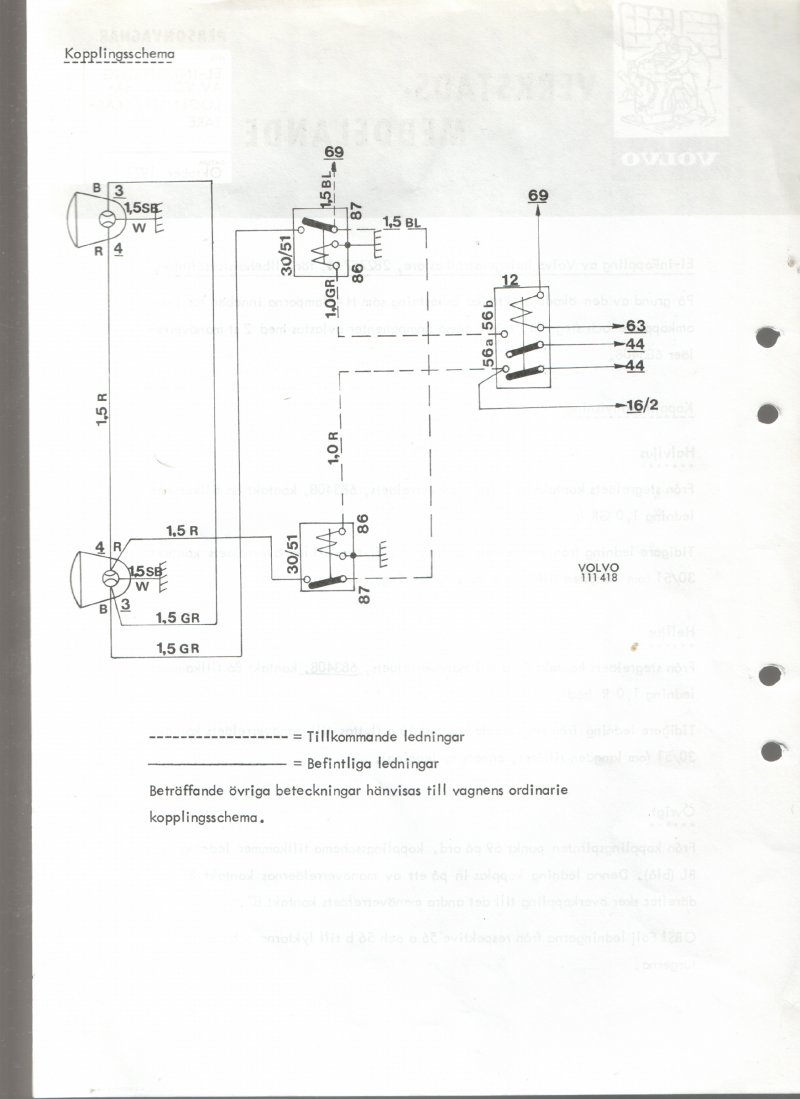 Verkstadsmeddelande/Work shop bulletins and Servicemeddelanden/Service bulletins for the following models: Volvo P1800, Volvo P1800S, Volvo P1800E, Volvo P1800ES, Volvo PV,Volvo PV 444, Volvo PV 544, Volvo Amazon, Volvo 120, Volvo 130, Volvo 220, Volvo 140 , Volvo 240, Volvo 164, Volvo 264 