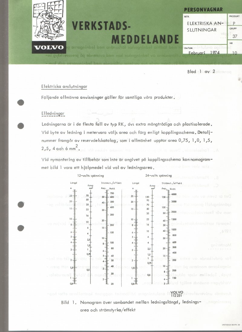 Verkstadsmeddelande/Work shop bulletins and Servicemeddelanden/Service bulletins for the following models: Volvo P1800, Volvo P1800S, Volvo P1800E, Volvo P1800ES, Volvo PV,Volvo PV 444, Volvo PV 544, Volvo Amazon, Volvo 120, Volvo 130, Volvo 220, Volvo 140 , Volvo 240, Volvo 164, Volvo 264 