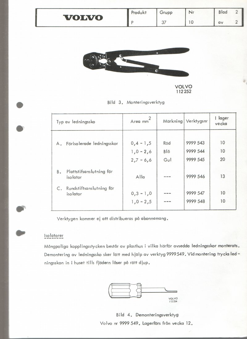 Verkstadsmeddelande/Work shop bulletins and Servicemeddelanden/Service bulletins for the following models: Volvo P1800, Volvo P1800S, Volvo P1800E, Volvo P1800ES, Volvo PV,Volvo PV 444, Volvo PV 544, Volvo Amazon, Volvo 120, Volvo 130, Volvo 220, Volvo 140 , Volvo 240, Volvo 164, Volvo 264 