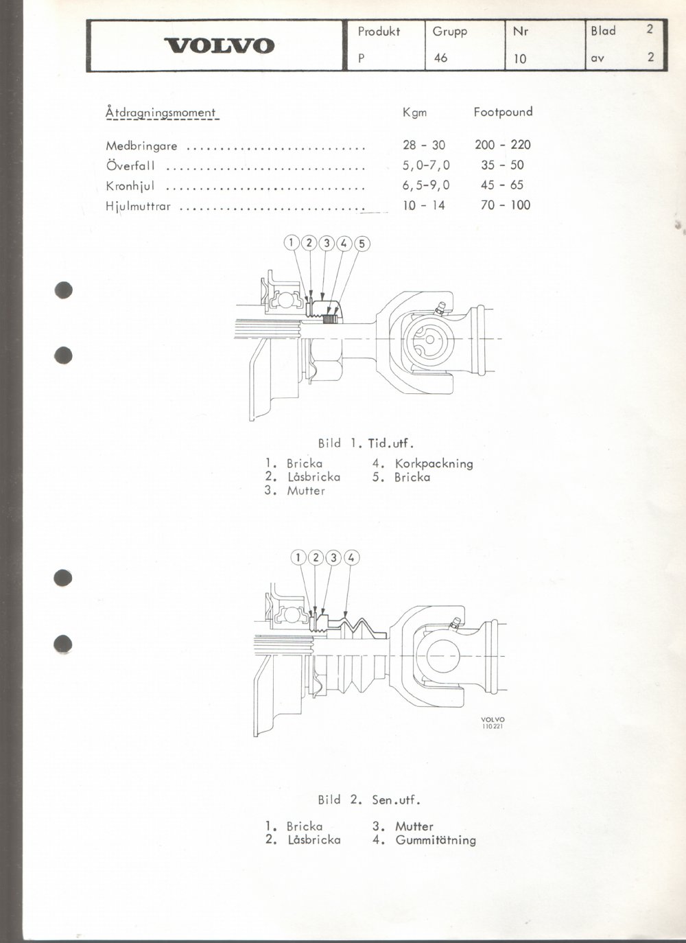 Verkstadsmeddelande/Work shop bulletins and Servicemeddelanden/Service bulletins for the following models: Volvo P1800, Volvo P1800S, Volvo P1800E, Volvo P1800ES, Volvo PV,Volvo PV 444, Volvo PV 544, Volvo Amazon, Volvo 120, Volvo 130, Volvo 220, Volvo 140 , Volvo 240, Volvo 164, Volvo 264 