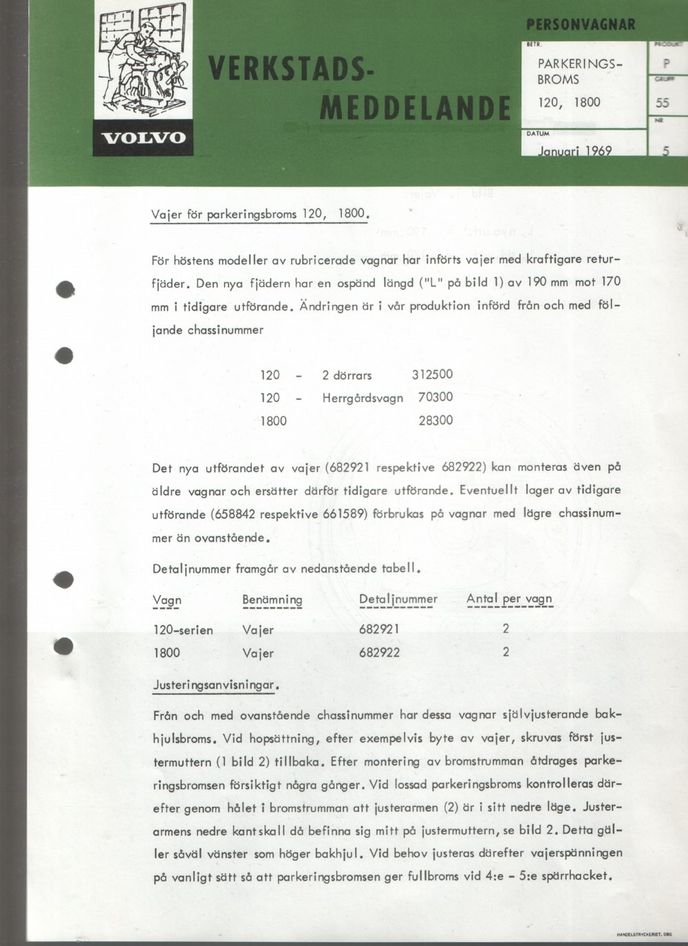 Verkstadsmeddelande/Work shop bulletins and Servicemeddelanden/Service bulletins for the following models: Volvo P1800, Volvo P1800S, Volvo P1800E, Volvo P1800ES, Volvo PV,Volvo PV 444, Volvo PV 544, Volvo Amazon, Volvo 120, Volvo 130, Volvo 220, Volvo 140 , Volvo 240, Volvo 164, Volvo 264 