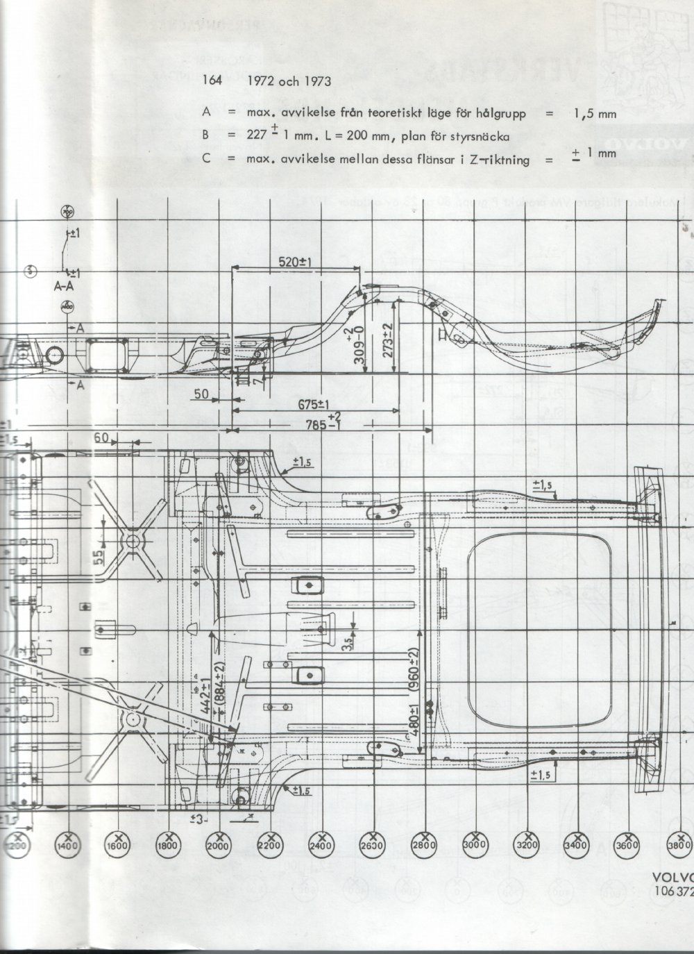 Verkstadsmeddelande/Work shop bulletins and Servicemeddelanden/Service bulletins for the following models: Volvo P1800, Volvo P1800S, Volvo P1800E, Volvo P1800ES, Volvo PV,Volvo PV 444, Volvo PV 544, Volvo Amazon, Volvo 120, Volvo 130, Volvo 220, Volvo 140 , Volvo 240, Volvo 164, Volvo 264 