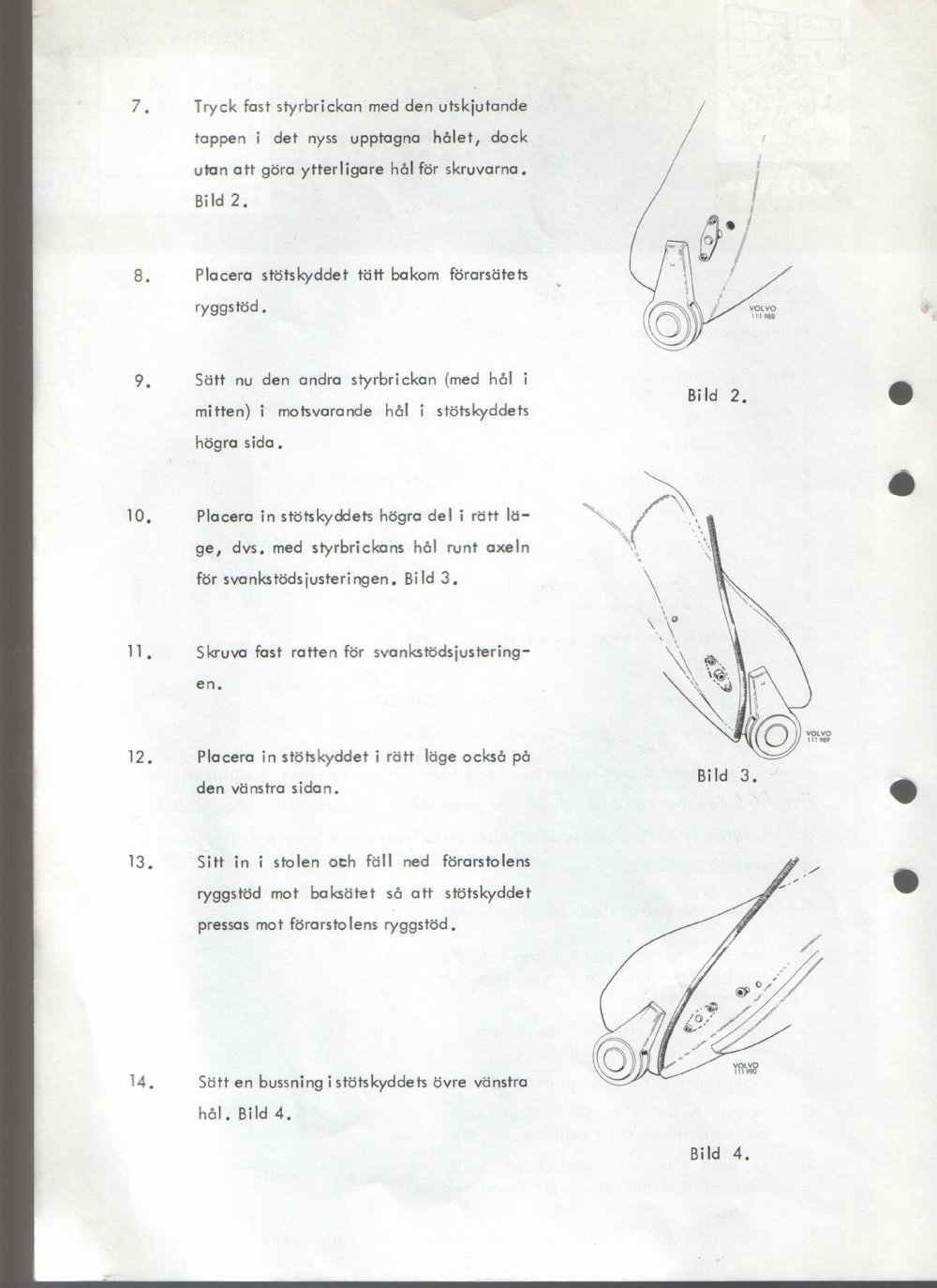 Verkstadsmeddelande/Work shop bulletins and Servicemeddelanden/Service bulletins for the following models: Volvo P1800, Volvo P1800S, Volvo P1800E, Volvo P1800ES, Volvo PV,Volvo PV 444, Volvo PV 544, Volvo Amazon, Volvo 120, Volvo 130, Volvo 220, Volvo 140 , Volvo 240, Volvo 164, Volvo 264 