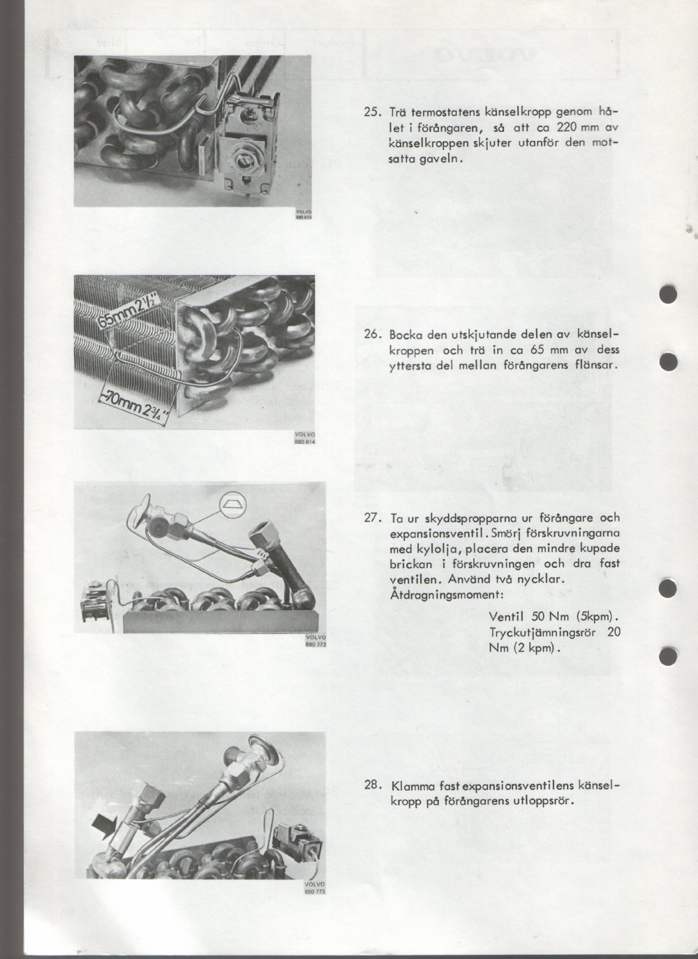 Verkstadsmeddelande/Work shop bulletins and Servicemeddelanden/Service bulletins for the following models: Volvo P1800, Volvo P1800S, Volvo P1800E, Volvo P1800ES, Volvo PV,Volvo PV 444, Volvo PV 544, Volvo Amazon, Volvo 120, Volvo 130, Volvo 220, Volvo 140 , Volvo 240, Volvo 164, Volvo 264 