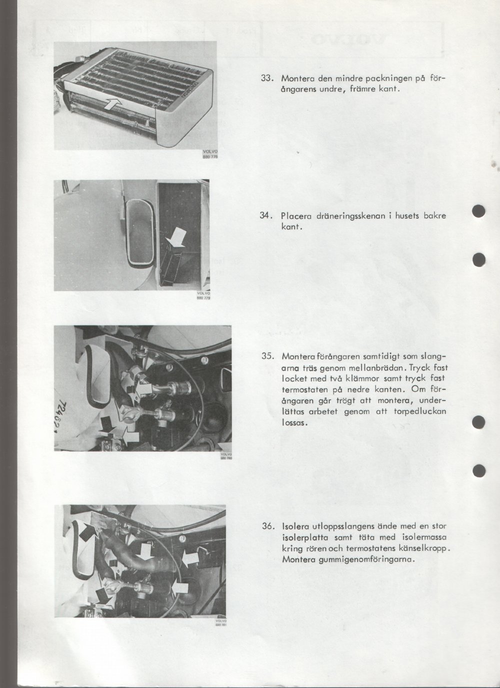 Verkstadsmeddelande/Work shop bulletins and Servicemeddelanden/Service bulletins for the following models: Volvo P1800, Volvo P1800S, Volvo P1800E, Volvo P1800ES, Volvo PV,Volvo PV 444, Volvo PV 544, Volvo Amazon, Volvo 120, Volvo 130, Volvo 220, Volvo 140 , Volvo 240, Volvo 164, Volvo 264 