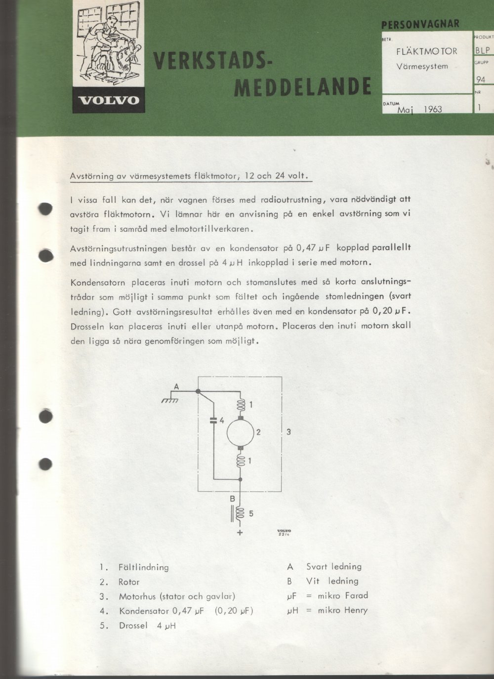 Verkstadsmeddelande/Work shop bulletins and Servicemeddelanden/Service bulletins for the following models: Volvo P1800, Volvo P1800S, Volvo P1800E, Volvo P1800ES, Volvo PV,Volvo PV 444, Volvo PV 544, Volvo Amazon, Volvo 120, Volvo 130, Volvo 220, Volvo 140 , Volvo 240, Volvo 164, Volvo 264 
