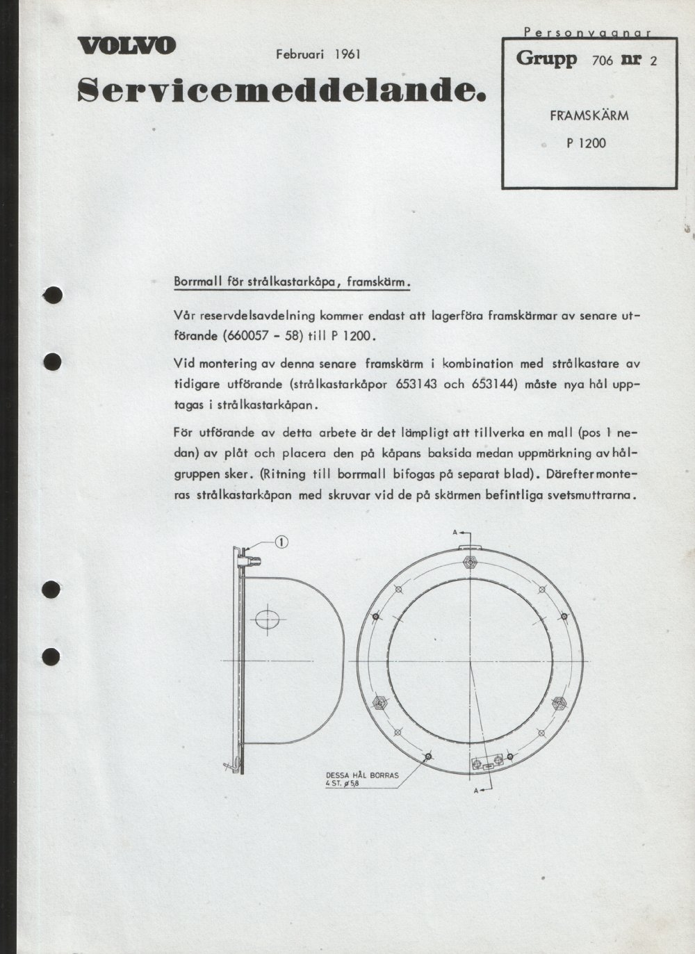 Verkstadsmeddelande/Work shop bulletins and Servicemeddelanden/Service bulletins for the following models: Volvo P1800, Volvo P1800S, Volvo P1800E, Volvo P1800ES, Volvo PV,Volvo PV 444, Volvo PV 544, Volvo Amazon, Volvo 120, Volvo 130, Volvo 220, Volvo 140 , Volvo 240, Volvo 164, Volvo 264 