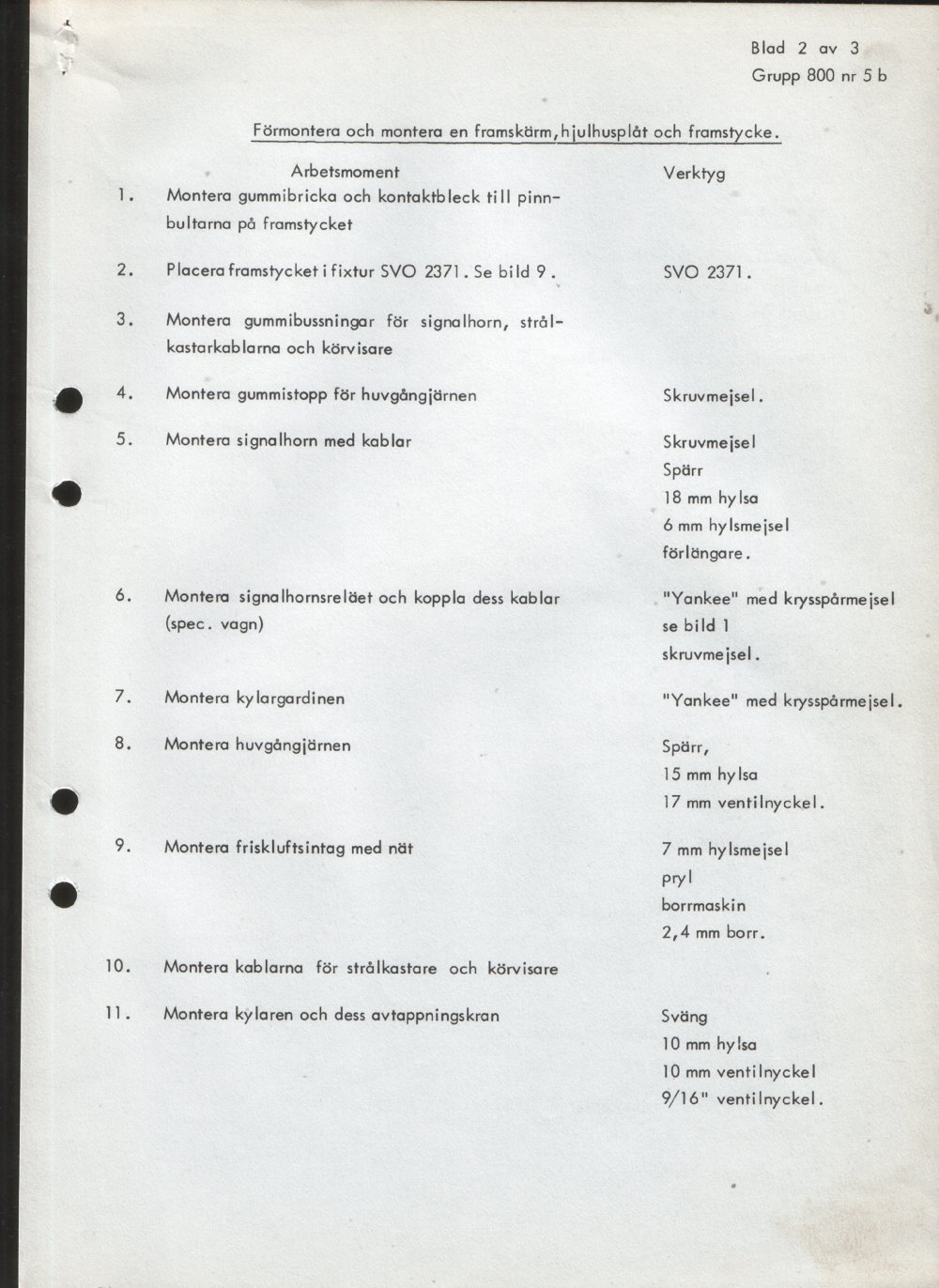 Verkstadsmeddelande/Work shop bulletins and Servicemeddelanden/Service bulletins for the following models: Volvo P1800, Volvo P1800S, Volvo P1800E, Volvo P1800ES, Volvo PV,Volvo PV 444, Volvo PV 544, Volvo Amazon, Volvo 120, Volvo 130, Volvo 220, Volvo 140 , Volvo 240, Volvo 164, Volvo 264 