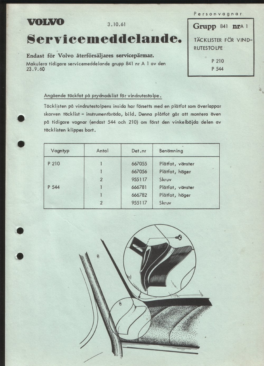 Verkstadsmeddelande/Work shop bulletins and Servicemeddelanden/Service bulletins for the following models: Volvo P1800, Volvo P1800S, Volvo P1800E, Volvo P1800ES, Volvo PV,Volvo PV 444, Volvo PV 544, Volvo Amazon, Volvo 120, Volvo 130, Volvo 220, Volvo 140 , Volvo 240, Volvo 164, Volvo 264 