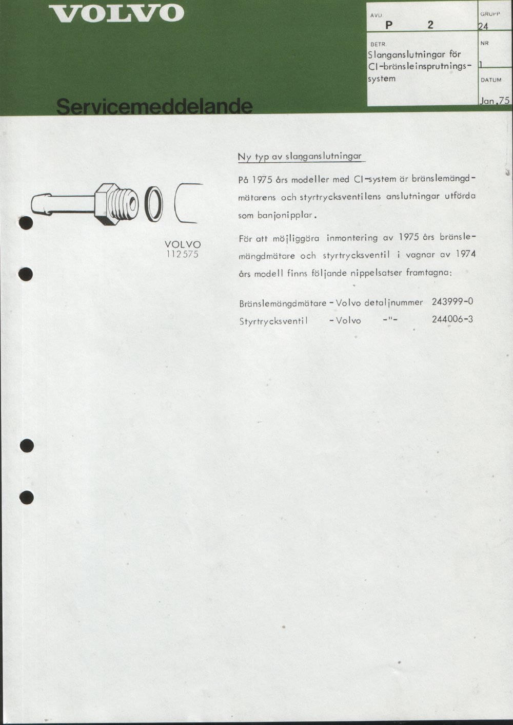 Verkstadsmeddelande/Work shop bulletins and Servicemeddelanden/Service bulletins for the following models: Volvo P1800, Volvo P1800S, Volvo P1800E, Volvo P1800ES, Volvo PV,Volvo PV 444, Volvo PV 544, Volvo Amazon, Volvo 120, Volvo 130, Volvo 220, Volvo 140 , Volvo 240, Volvo 164, Volvo 264 