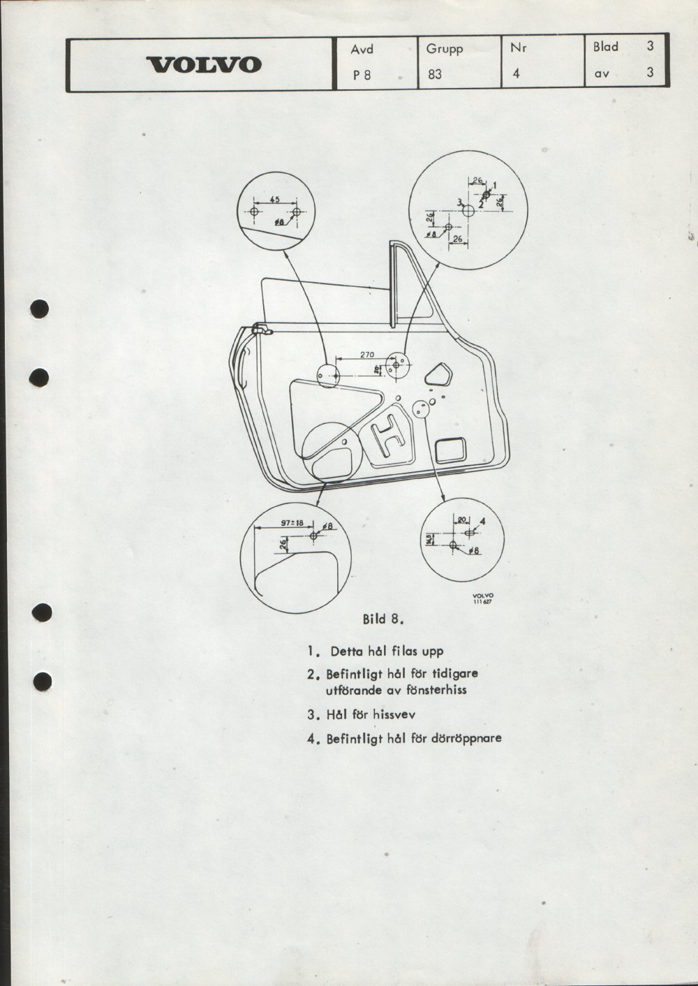 Verkstadsmeddelande/Work shop bulletins and Servicemeddelanden/Service bulletins for the following models: Volvo P1800, Volvo P1800S, Volvo P1800E, Volvo P1800ES, Volvo PV,Volvo PV 444, Volvo PV 544, Volvo Amazon, Volvo 120, Volvo 130, Volvo 220, Volvo 140 , Volvo 240, Volvo 164, Volvo 264 