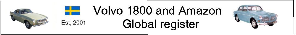 Volvo 1800 Register